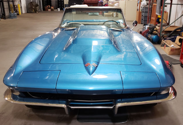 1965 Blue Chevrolet Corvette Convertible