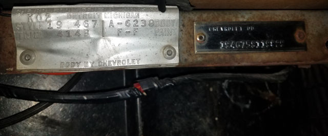 1965 Blue Chevrolet Corvette Convertible