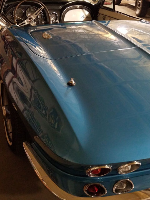 1965 Blue Chevrolet Corvette Convertible