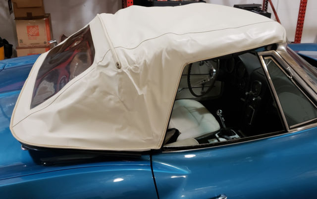 1965 Blue Chevrolet Corvette Convertible