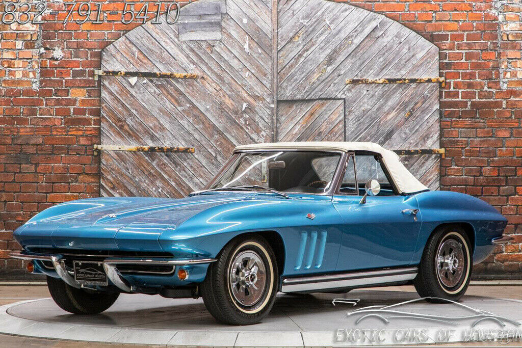1965 Blue Chevrolet Corvette Convertible