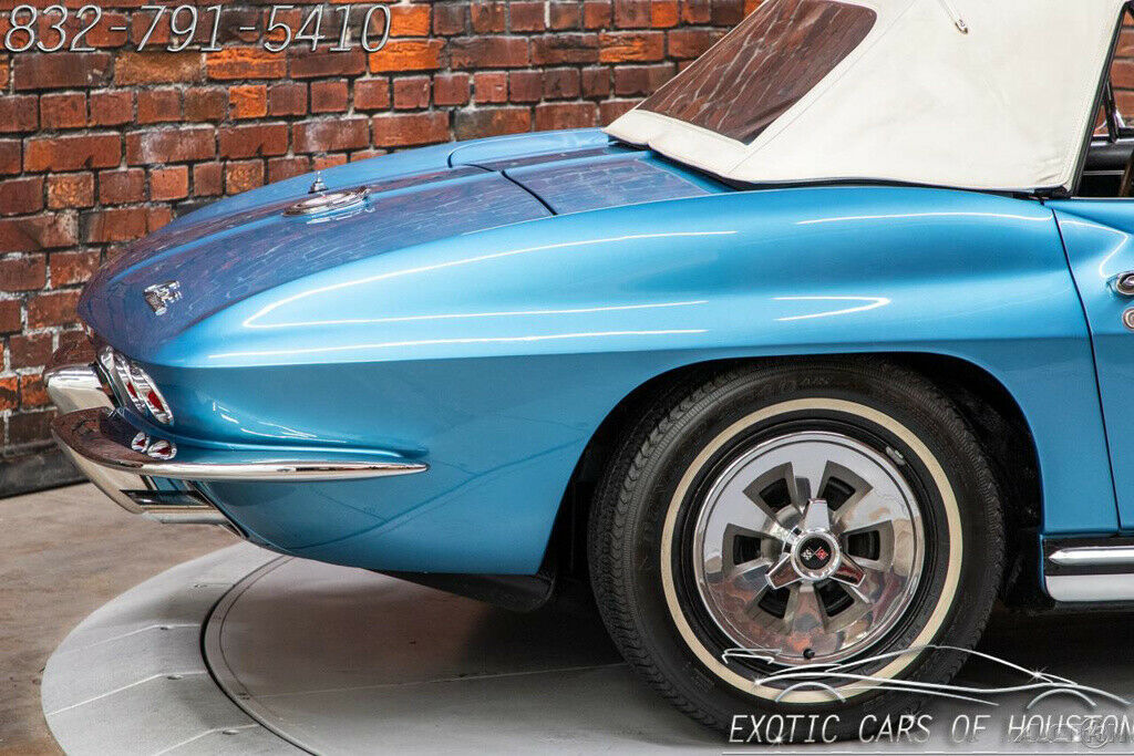 1965 Blue Chevrolet Corvette Convertible