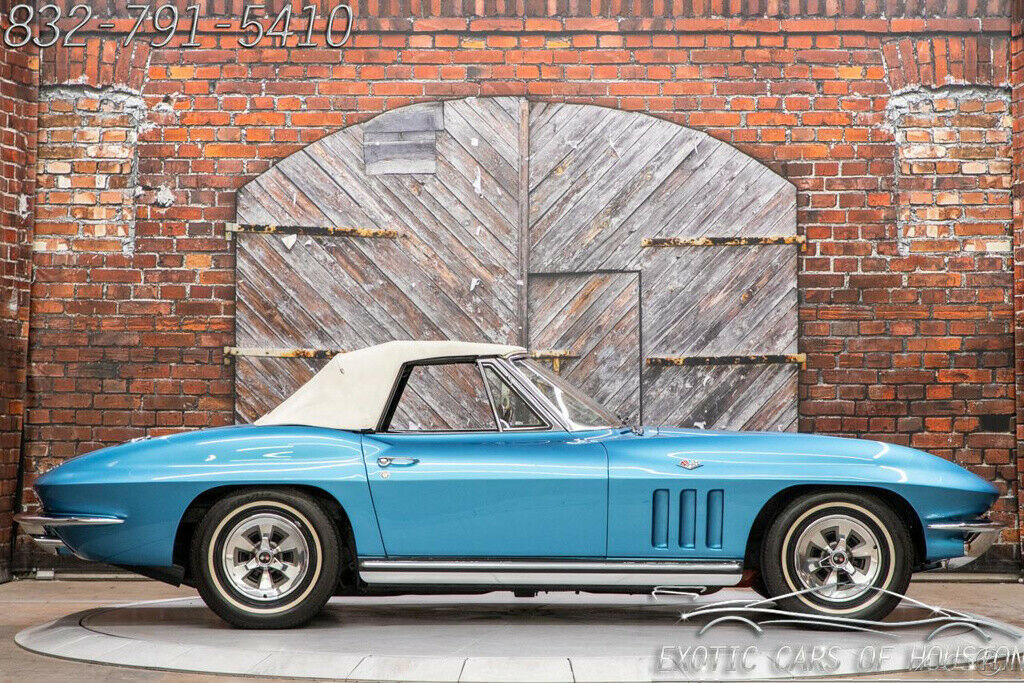 1965 Blue Chevrolet Corvette Convertible