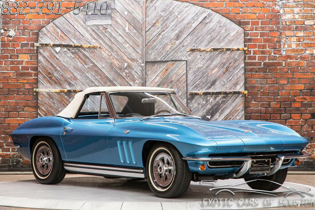 1965 Blue Chevrolet Corvette Convertible