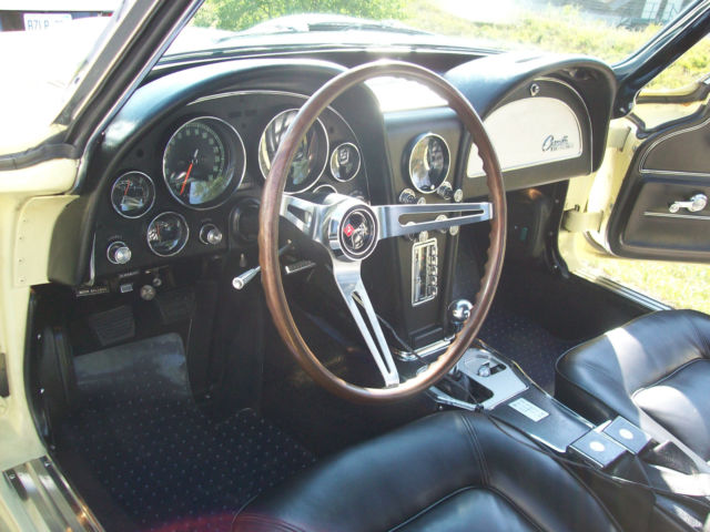 1965 Yellow Chevrolet Corvette Convertible