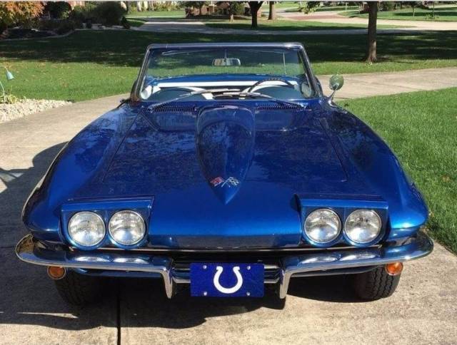1965 Blue Chevrolet Corvette Convertible