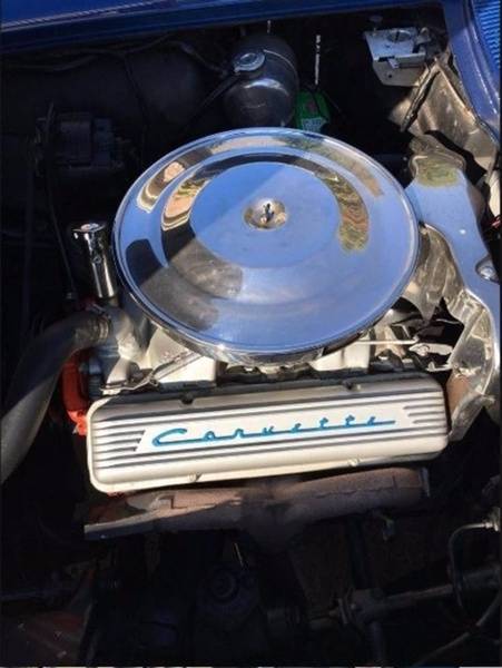 1965 Blue Chevrolet Corvette Convertible