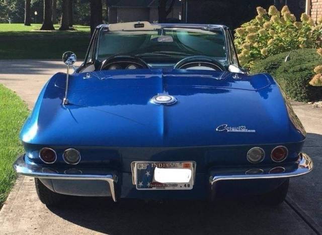 1965 Blue Chevrolet Corvette Convertible