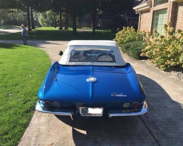 1965 Blue Chevrolet Corvette Convertible