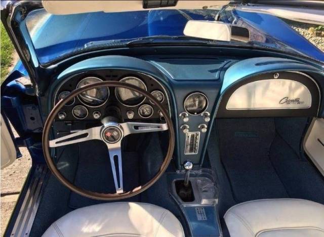 1965 Blue Chevrolet Corvette Convertible