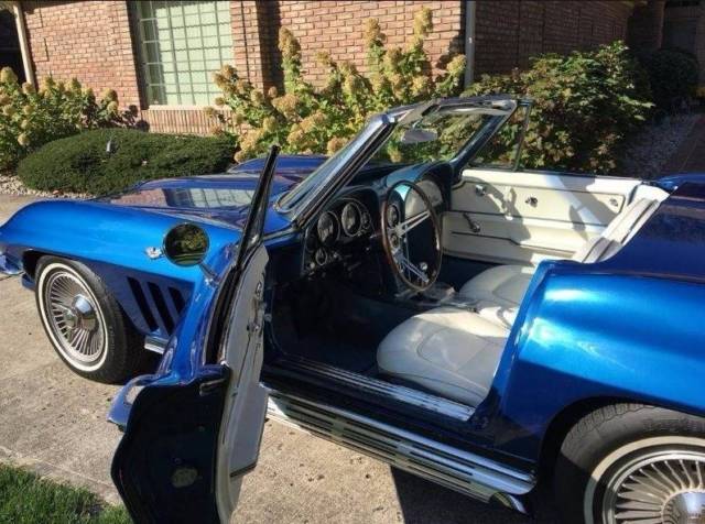 1965 Blue Chevrolet Corvette Convertible