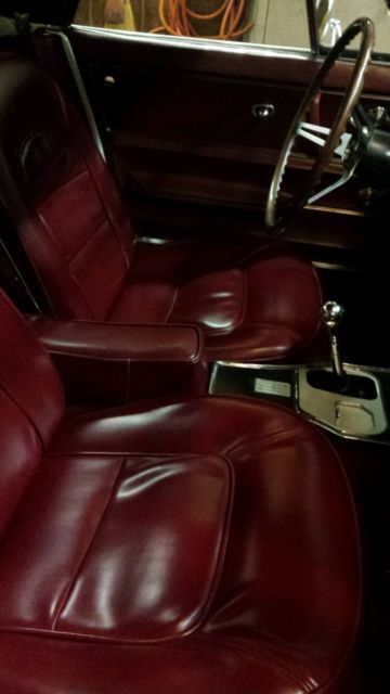 1965 Maroon Chevrolet Corvette Convertible