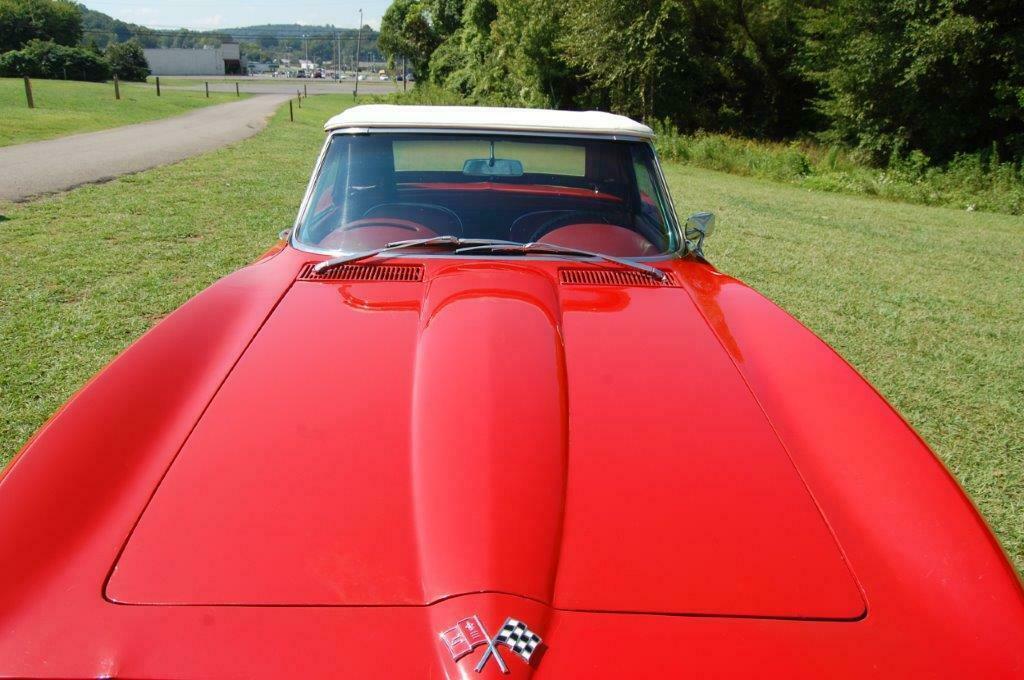 1965 Red Chevrolet Corvette Convertible