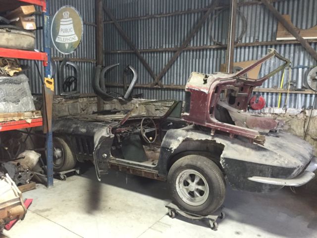 1965 Marlboro Maroon Chevrolet Corvette Convertible