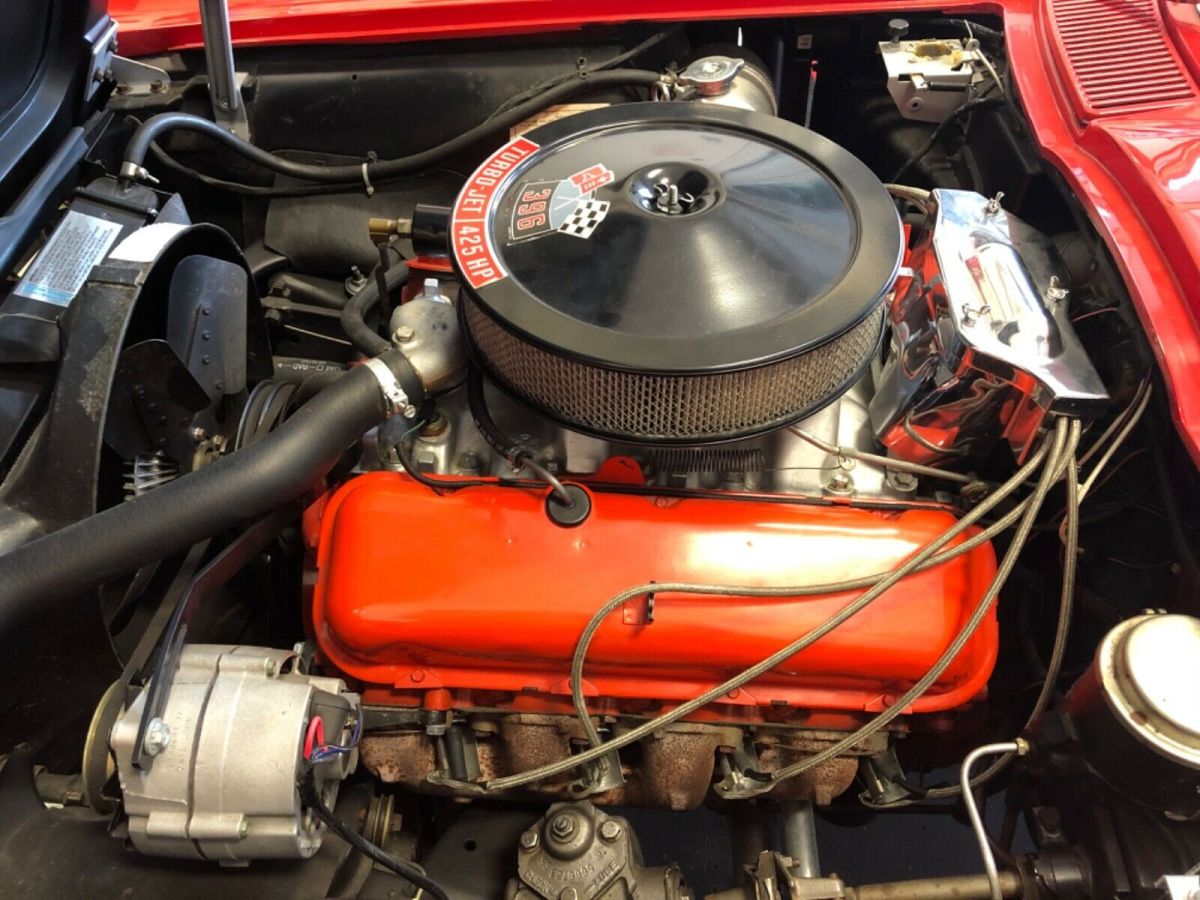 1965 Red Chevrolet Corvette Convertible