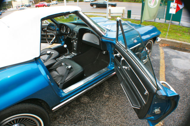 1965 Blue Chevrolet Corvette Convertible
