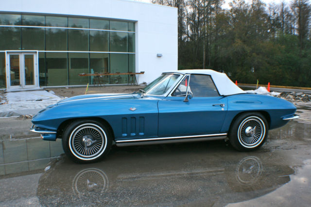 1965 Blue Chevrolet Corvette Convertible