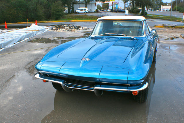 1965 Blue Chevrolet Corvette Convertible
