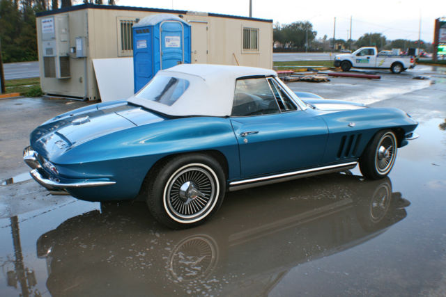 1965 Blue Chevrolet Corvette Convertible