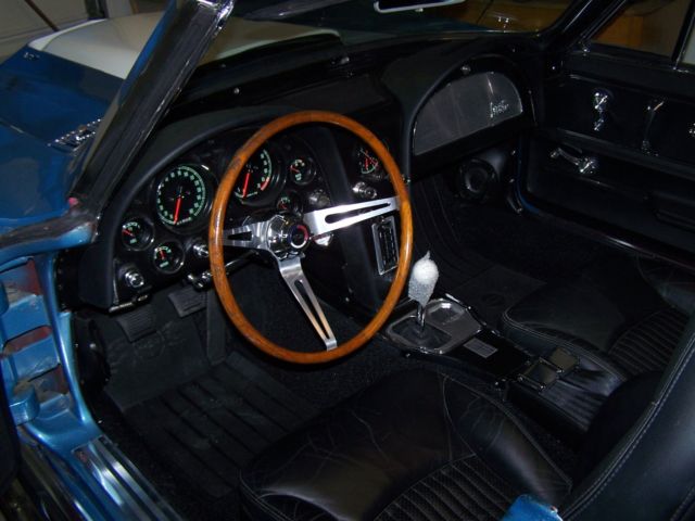 1965 Blue Chevrolet Corvette Convertible