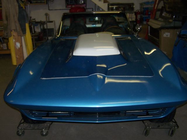 1965 Blue Chevrolet Corvette Convertible