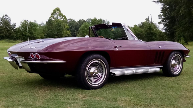 1965 Milano Maroon Chevrolet Corvette Convertible