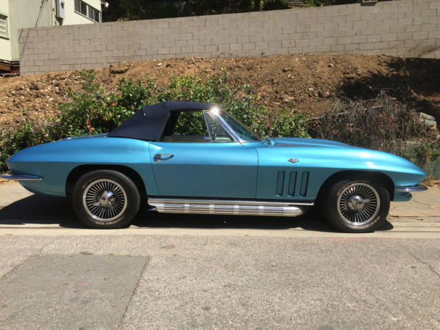 1965 Nassau Blue Chevrolet Corvette Convertible