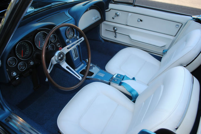 1965 Nassau Blue Chevrolet Corvette Convertible