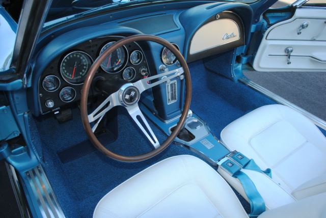 1965 Nassau Blue Chevrolet Corvette Convertible