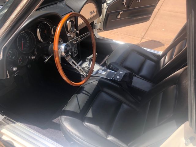 1965 White Chevrolet Corvette Convertible