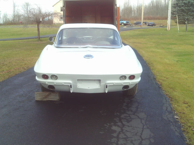 1965 White Chevrolet Corvette Convertible