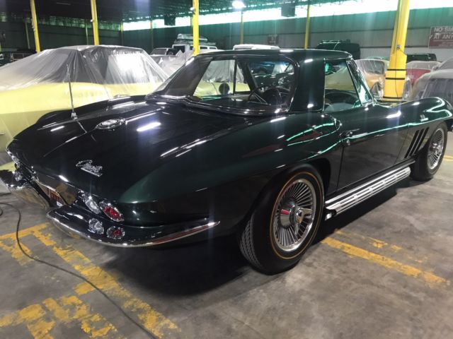 1965 Green Chevrolet Corvette Convertible