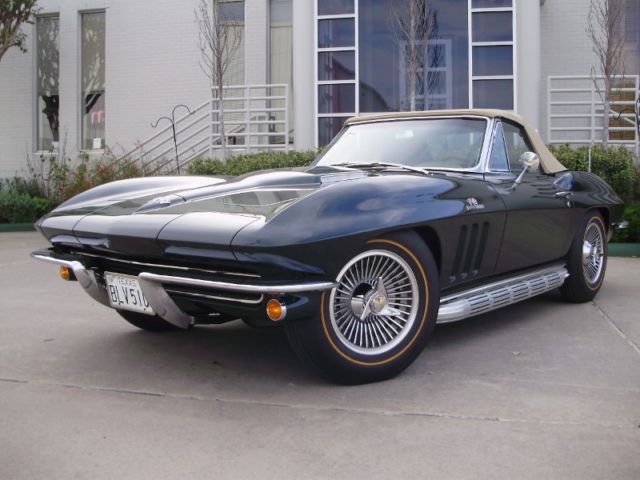 1965 Green Chevrolet Corvette Convertible