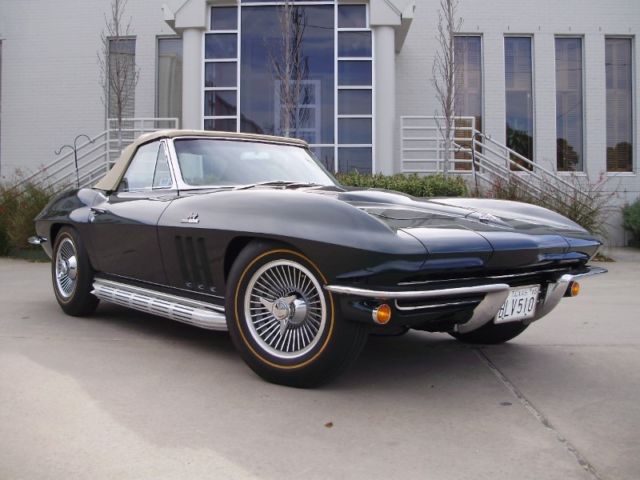 1965 Green Chevrolet Corvette Convertible