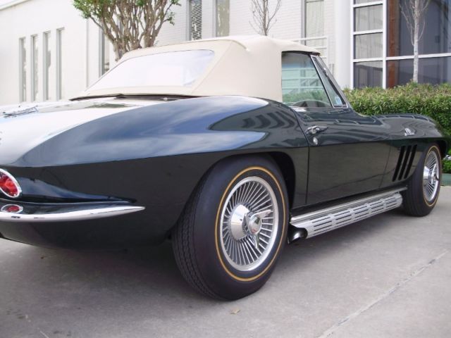 1965 Green Chevrolet Corvette Convertible