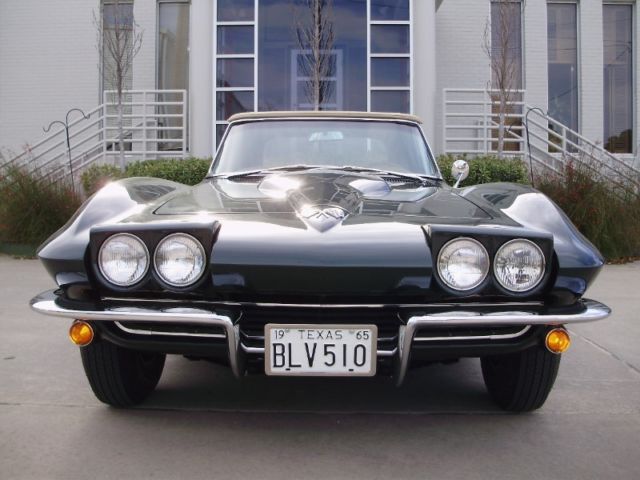 1965 Green Chevrolet Corvette Convertible