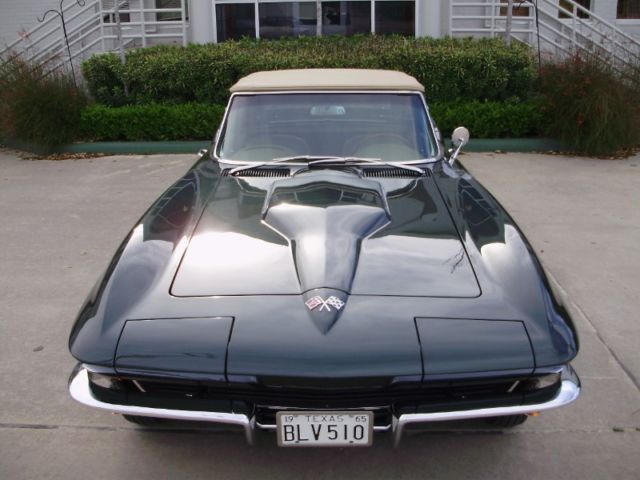 1965 Green Chevrolet Corvette Convertible