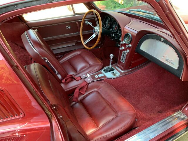 1965 Burgundy Chevrolet Corvette Coupe