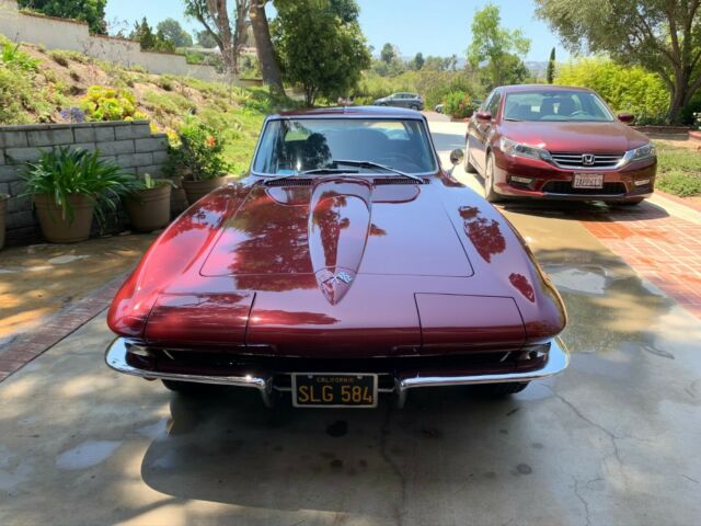 1965 Burgundy Chevrolet Corvette Coupe