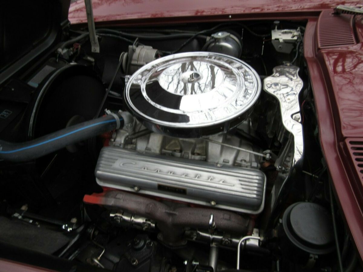 1965 Burgundy Chevrolet Corvette Coupe