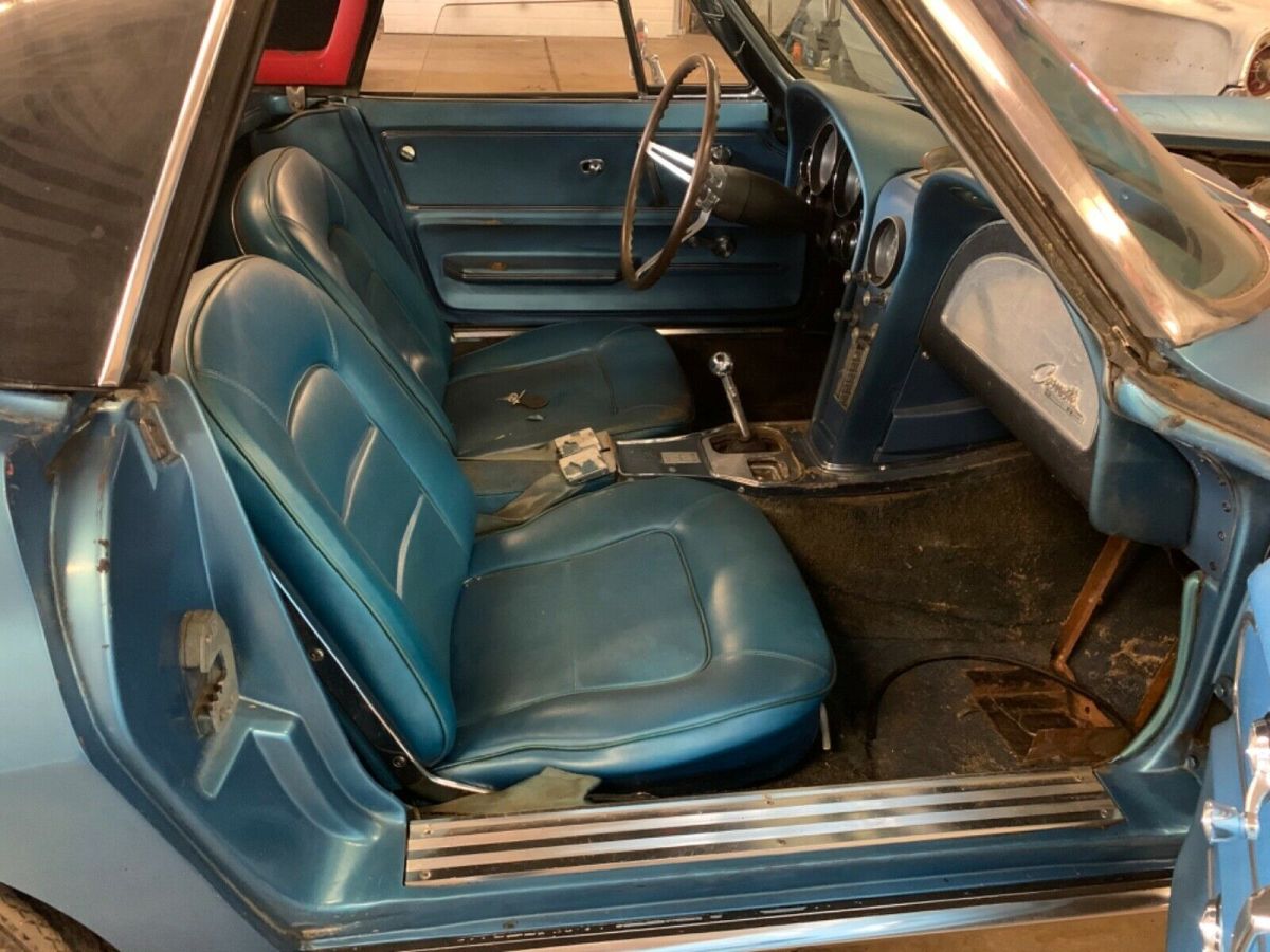 1965 Blue Chevrolet Corvette Convertible