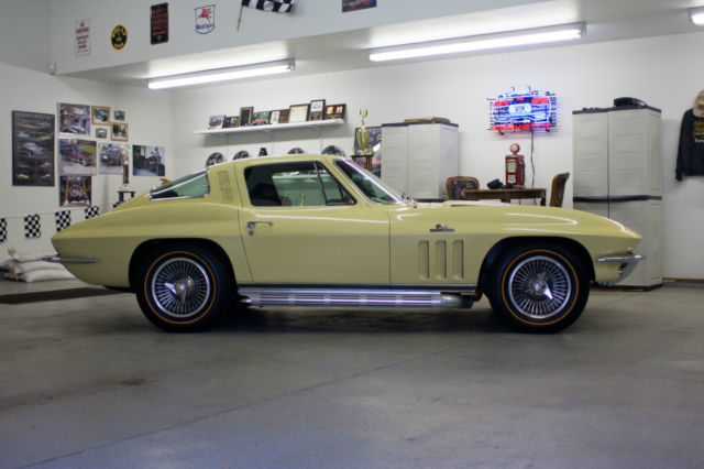 1965 Goldwood Yellow Chevrolet Corvette