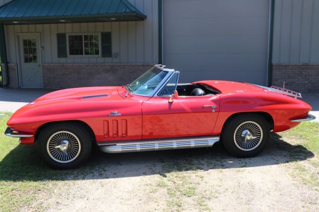 1965 Black Chevrolet Corvette Convertible
