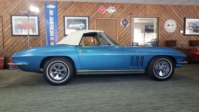 1965 Blue Chevrolet Corvette