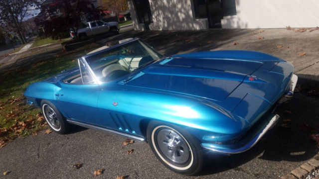 1965 Blue Chevrolet Corvette