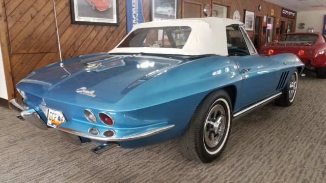 1965 Blue Chevrolet Corvette