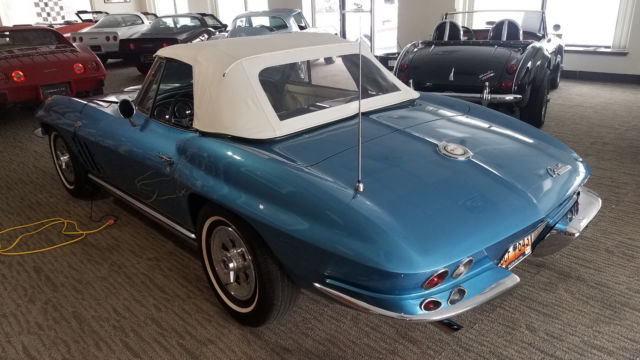 1965 Blue Chevrolet Corvette
