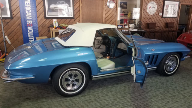 1965 Blue Chevrolet Corvette