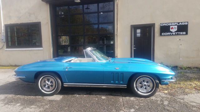 1965 Blue Chevrolet Corvette