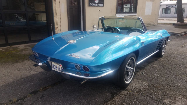 1965 Blue Chevrolet Corvette